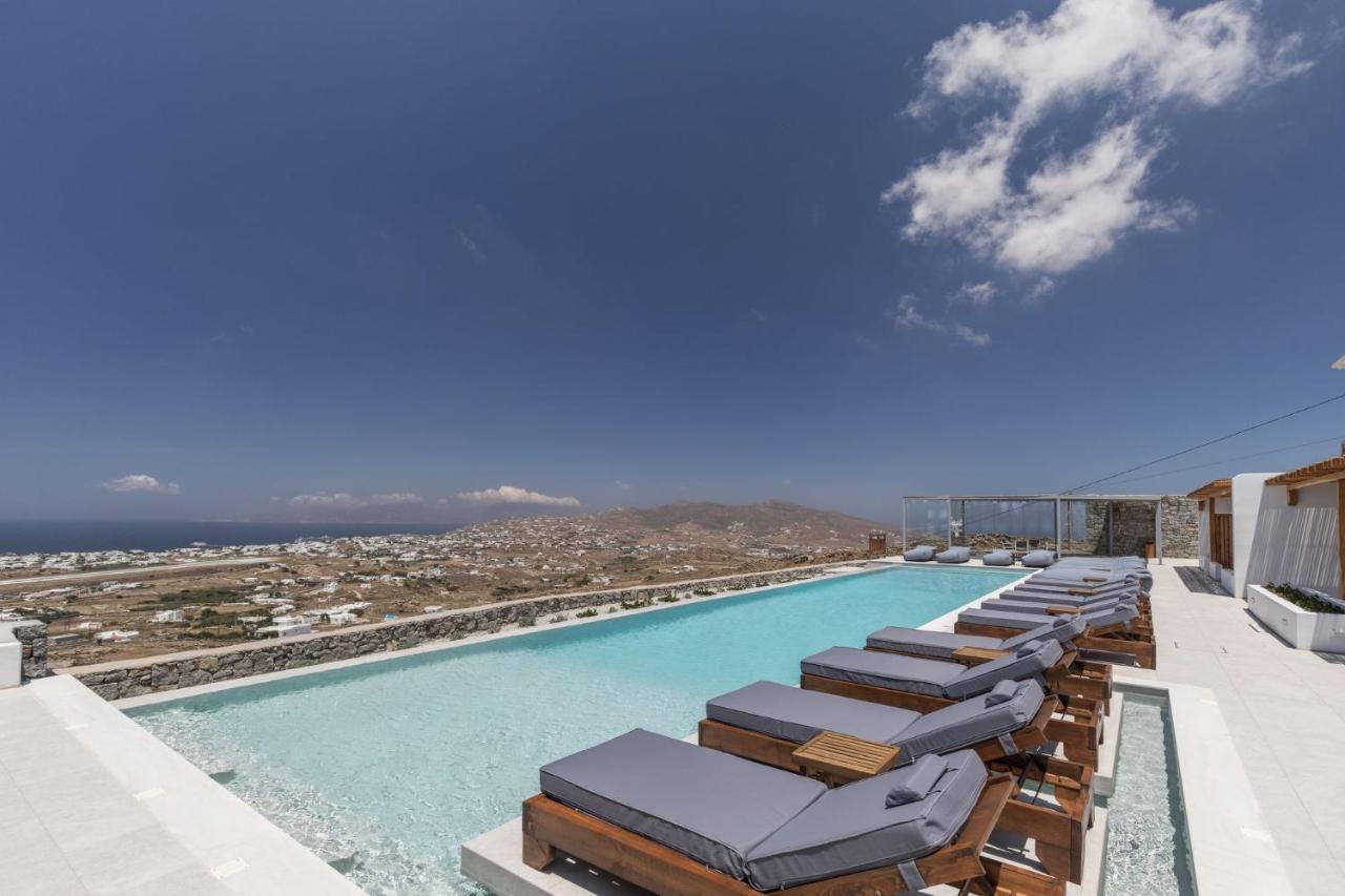 Sunset Hill Suites Mykonos Town ภายนอก รูปภาพ