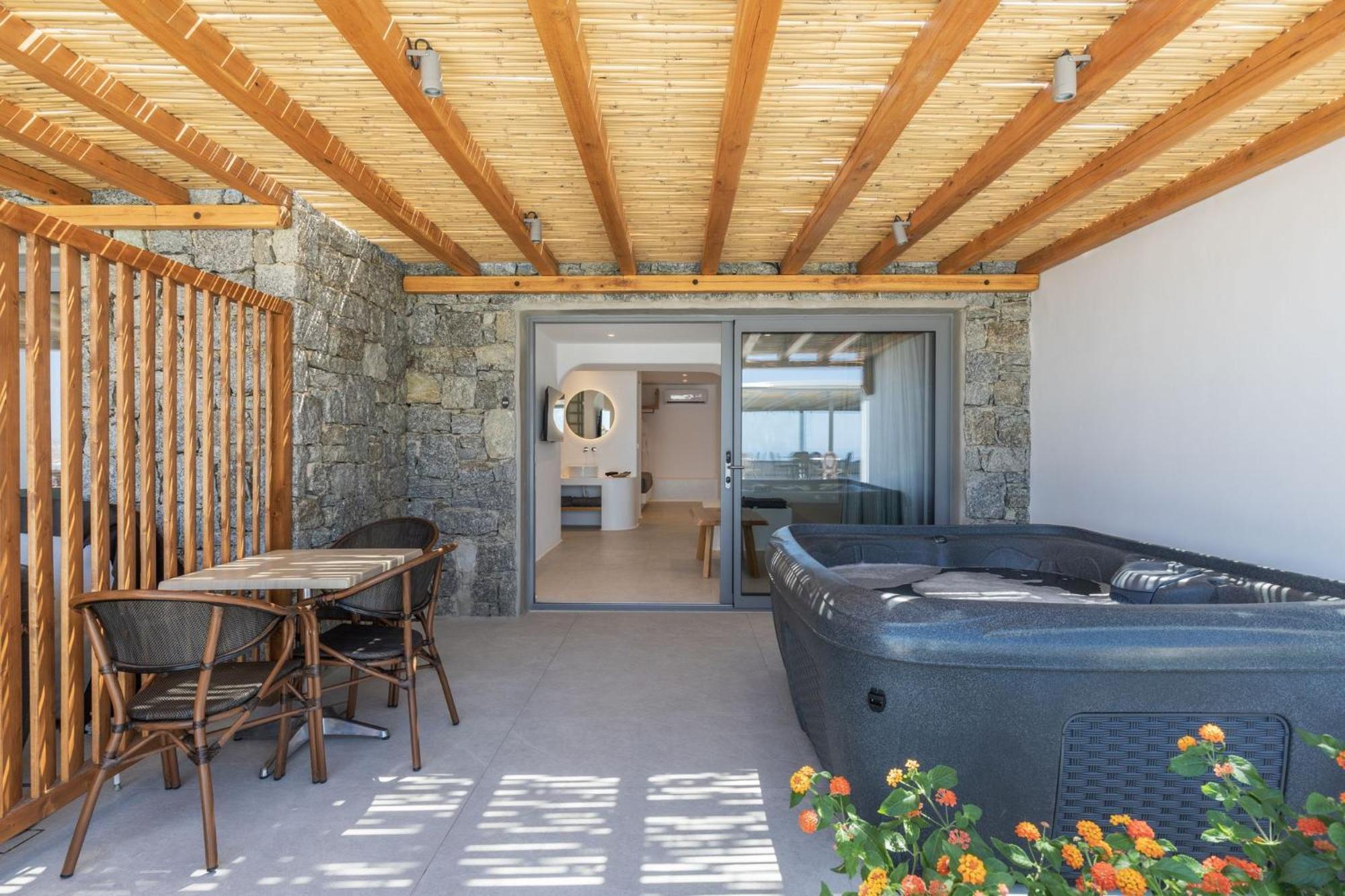 Sunset Hill Suites Mykonos Town ภายนอก รูปภาพ