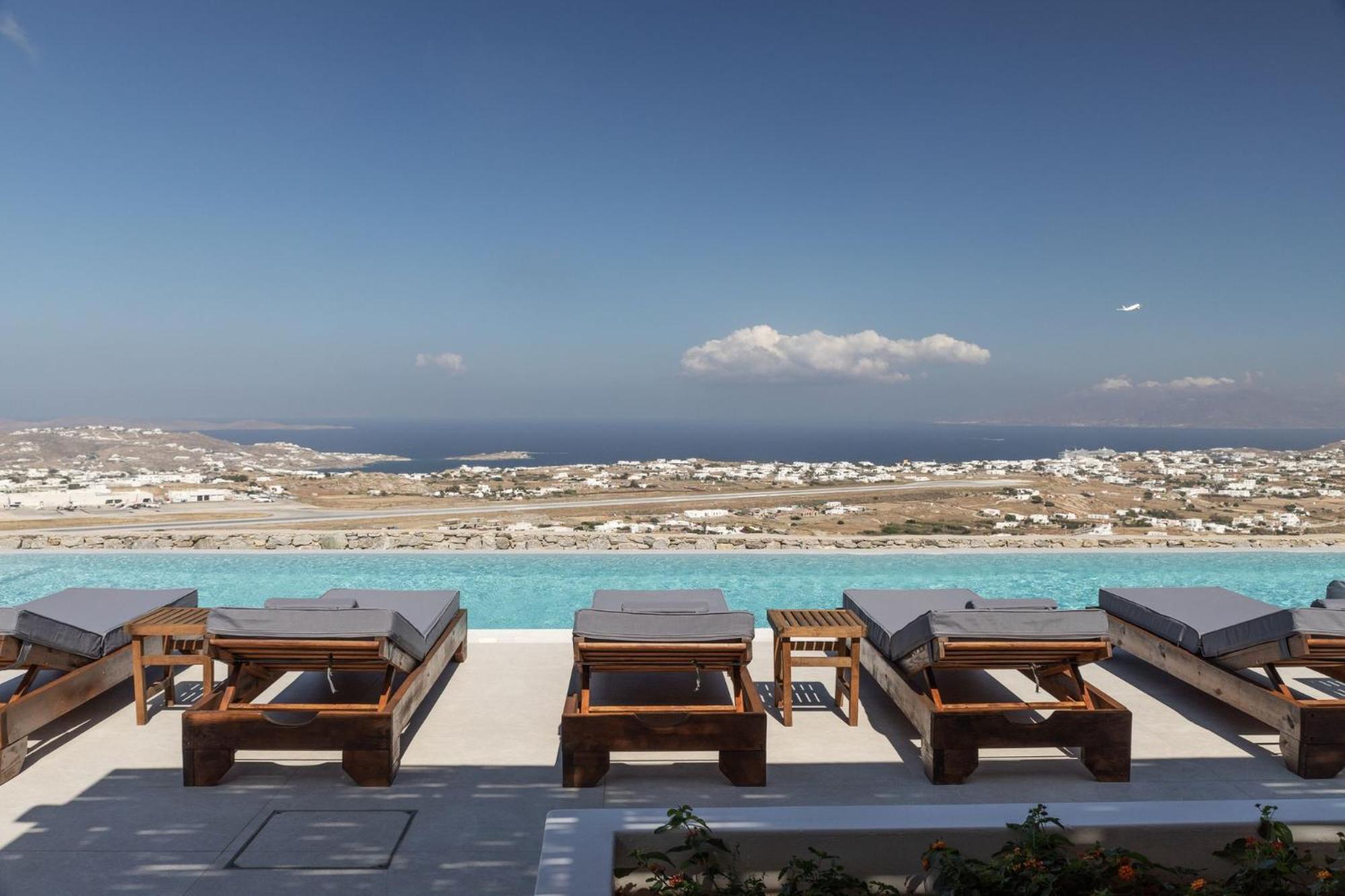 Sunset Hill Suites Mykonos Town ภายนอก รูปภาพ