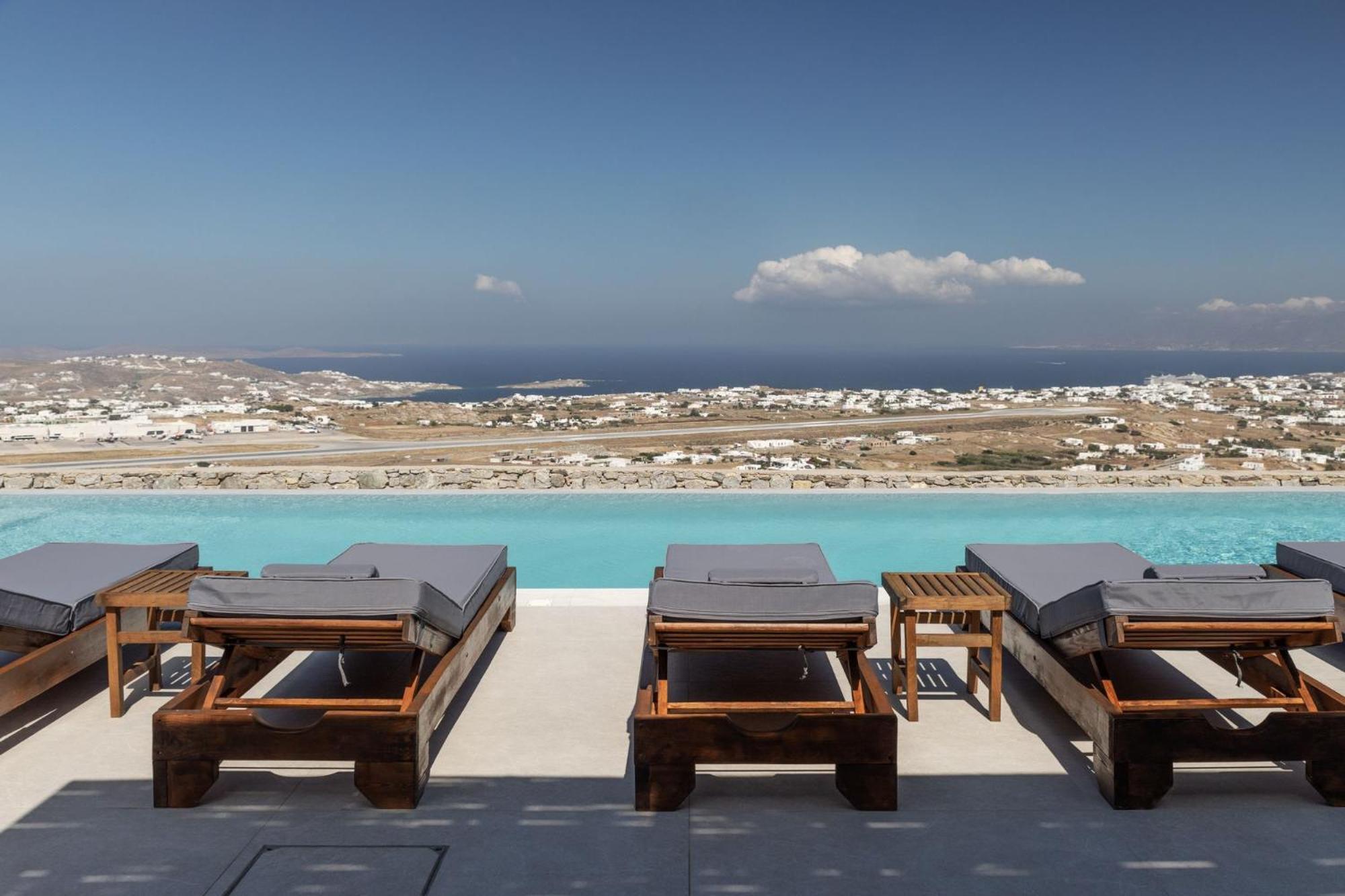 Sunset Hill Suites Mykonos Town ภายนอก รูปภาพ